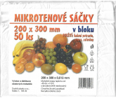 Impro Worek mikrotenowy w bloku 12my 200 x 300 mm 50 sztuk