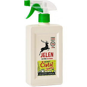 Jelen Ocetowy środek czyszczący Jabłko, kuchnia i łazienki do kamienia wodnego i uporczywego brudu rozpylacz 500 ml