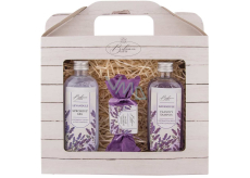 Bohemia Gifts Lavender La Provence żel pod prysznic 100 ml + szampon do włosów 100 ml + ręcznie robione mydło 30 g, zestaw kosmetyczny