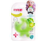 Baby Farlin Kousátko silikonová rybička zielona 0+ miesięcy