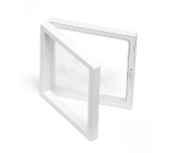 Ramka 3D uniwersalna plastikowa z folią, biała 11 x 11 cm