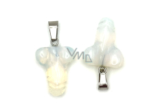 Opalit Penis dla szczęścia, syntetyczny kamień, ok. 11 x 22 mm, kamień nadziei i pragnienia