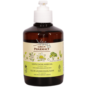 Green Pharmacy Zielona herbata delikatny oczyszczający żel do twarzy dla skóry tłustej i mieszanej 270 ml