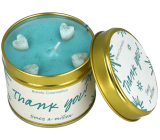 Bomb Cosmetics Dziękuję - Thank You świeca zapachowa, ręcznie robiona w puszce o czasie palenia do 35 godzin