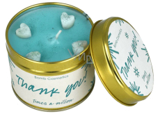Bomb Cosmetics Dziękuję - Thank You świeca zapachowa, ręcznie robiona w puszce o czasie palenia do 35 godzin