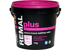 REMAL Plus wysoko kryjąca farba na ścianę, 1 kg