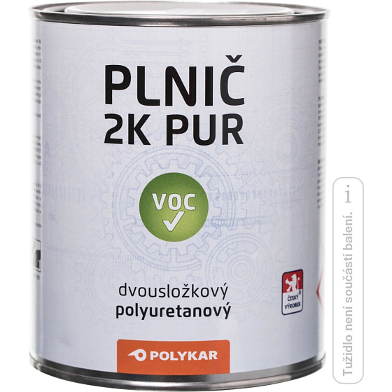 Polykar wypełniacz 2K PUR antykorozyjny dwuskładnikowy, biały, 1 kg