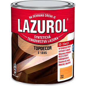 Lazurol Topdecor S1035 cienkowarstwowa lazura do drewna T024 cedr, 750 ml
