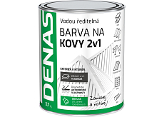 DENAS FARBA DO METALU 2v1 antykorozyjna farba szybko schnąca, 0230 brązowa, 700 g