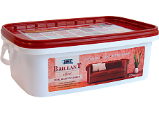 Het Brillant Effect farba dekoracyjna do wnętrz, nadająca się do barwienia, 2,5 kg