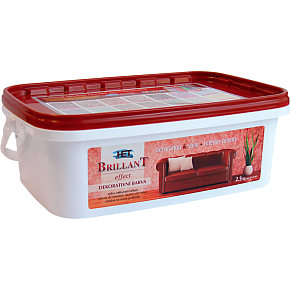 Het Brillant Effect farba dekoracyjna do wnętrz, nadająca się do tonowania, 2,5 kg