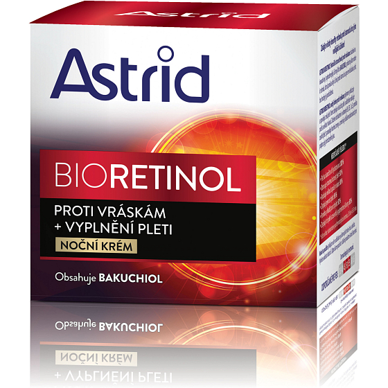 Astrid Bioretinol zaawansowany krem nocny przeciw zmarszczkom, 50 ml