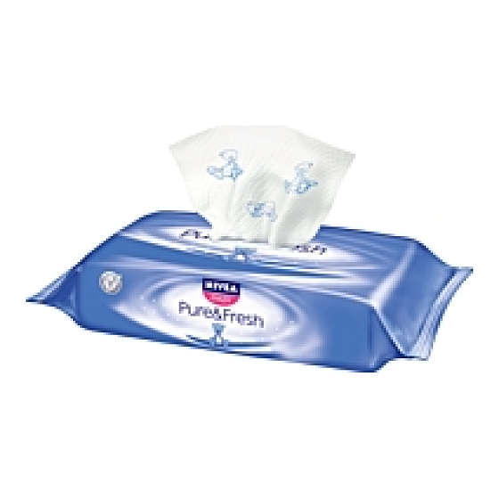 Nivea Baby Pure & Fresh čisticí ubrousky 63 kusů