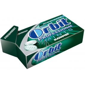 Wrigleys Orbit Professional Mints Freshmint bonbóny bez cukru 18 g Wrigleys Orbit Professional Mints Freshmint bonbóny bez cukru 18 g