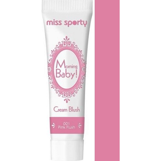 Miss Sporty Morning Baby Cream Blush krémová tvářenka 001 Pink Flush 14 ml