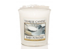 Yankee Candle Baby Powder - Dziecięcy puder zapachowa świeczka votivna 49 g