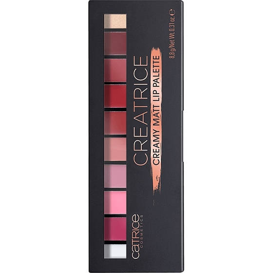 Catrice Creamy Matt Lip Palette paleta na rty 010 Back To The Nudes 8,8 g