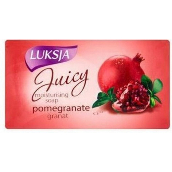 Luksja Juicy Pomegranate - Čerstvé granátové jablko toaletní mýdlo 90 g
