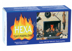Hexa Twardy podpałacz, twarde paliwo, kostki, 200 g