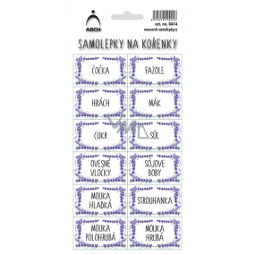 Arch Samolepky na kořenky Lawenda Ćoćka - podstawy w kuchni (rośliny strączkowe, mąki,...)