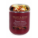 Heart & Home Svíčka Hřejivé vánoce Sojová vonná svíčka střední hoří až 30 hodin 110 g
