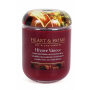 Heart & Home Svíčka Hřejivé vánoce Sojová vonná svíčka střední hoří až 30 hodin 110 g