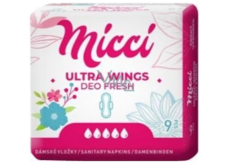 Micci Ultra Wings Deo wkładki intymne ze skrzydełkami 9 sztuk