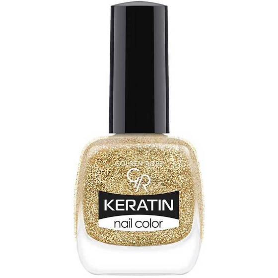 Golden Rose Keratin Nail Color Glitter lakier do paznokci 406 10,5 ml