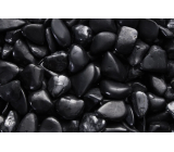 Szungit Tromlowany naturalny kamień, B 60-70 g, 1 sztuka, kamień życia, aktywator wody
