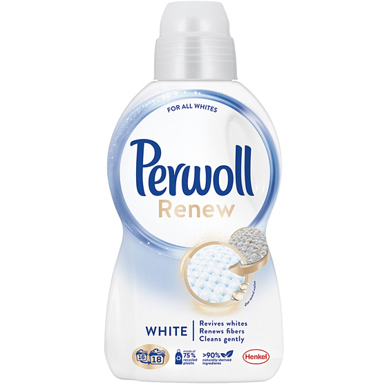Perwoll Renew White prací gel na bílé a světlé prádlo 18 dávek 990 ml