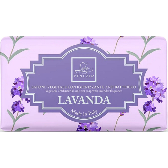 Lady Venezia Lawenda - Lawenda antybakteryjne mydło 100 g