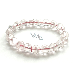 Azeztulit różowy naramek 10mm/16 - 17cm wysokofrekencyjnej energii Azeztulit różowy naramek 10mm/16 - 17cm wysokofrekencyjnej energii