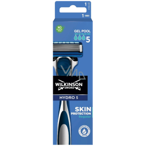 Wilkinson Hydro 5 Żel do golenia Regular maszynka do golenia 5 ostrzy dla mężczyzn 1 sztuka