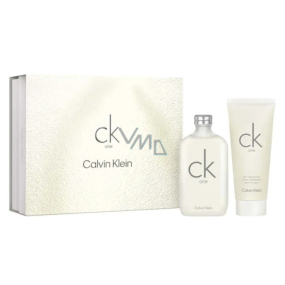 Calvin Klein One woda toaletowa 200 ml + mleczko do ciała 200 ml, zestaw prezentowy unisex