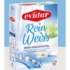 Evidur Gardinen Reinweiss – Proszek do białych firanek 600 g