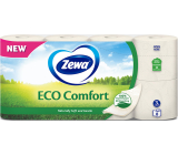 Zewa ECO Comfort 3-warstwowy papier toaletowy, 8 rolek, 19,3 m rolki