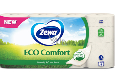 Zewa ECO Comfort 3-warstwowy papier toaletowy, 8 rolek, 19,3 m rolki