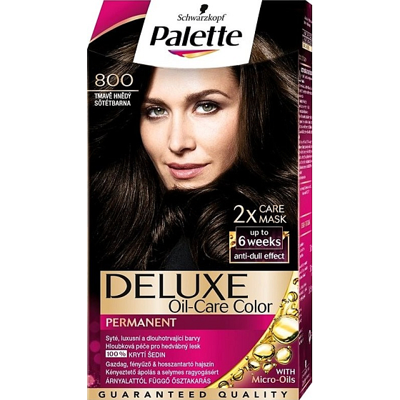 Schwarzkopf Palette Deluxe farba do włosów 800 Ciemny brąz 115 ml
