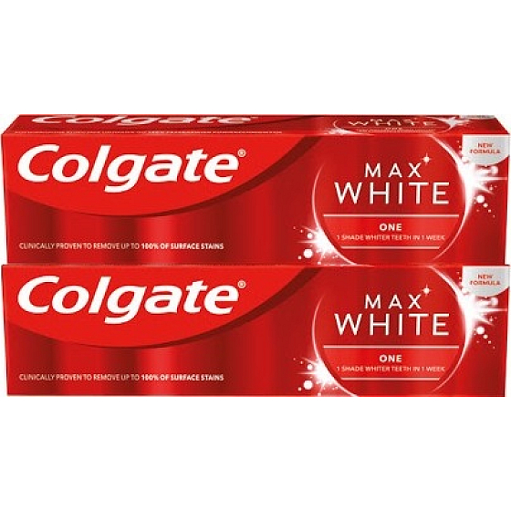 Colgate Max White One zubní pasta 2 x 75 ml, duopack