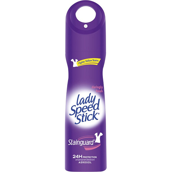 Lady Speed Stick Stainguard antiperspirant deodorant sprej pro ženy 150 ml