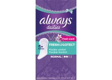 Always Dailies Fresh & Protect Fresh Scent Normal z delikatną wkładką higieniczną 30 sztuk