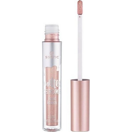 Essence Melted Chrome Liquid Lipstick tekutá rtěnka 01 Sweet Tin 2,3 ml