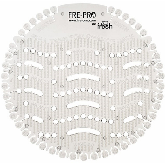 Fre Pro Wave Med a bylinky vonné sítko do pisoáru bílé 19 x 20,3 x 1,9 cm 52 g