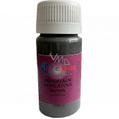 Art e Miss Uniwersalna farba akrylowa metaliczna 14 czarna 40 g