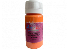 Art e Miss Uniwersalna farba akrylowa metaliczna 64 Pomarańczowa 40 g