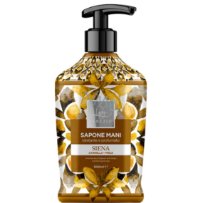 Lady Venezia Siena Cannella & Miele - Cynamon i miód płynne mydło 500 ml dozownik