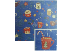 Niekupiony Papier do pakowania z dziurkami 0,7 x 1,5 m, NBJ niebieskie doniczki