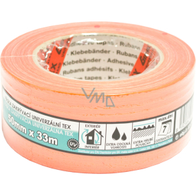 Mako tkaná zakrývací lepicí páska, lepí 7 dní, 50 mm × 33 m Mako tkaná zakrývací lepicí páska, lepí 7 dní, 50 mm × 33 m