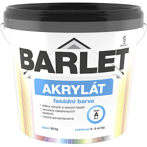 BARLET baza akrylāt plus BP A, biały, 20 kg