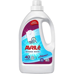 Avrilé Intense White żel do prania białych tkanin, 40 prań 1,5 l Avrilé Intense White żel do prania białych tkanin, 40 prań 1,5 l